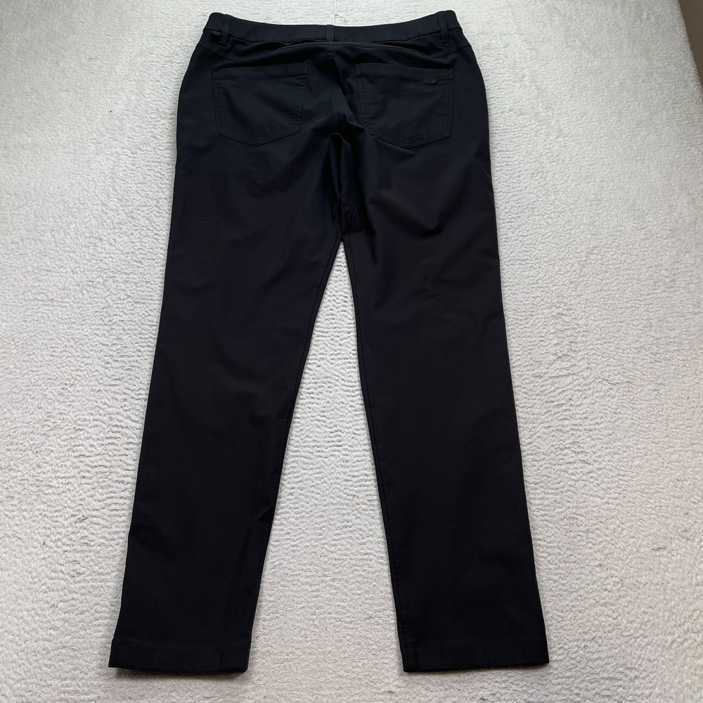 Lululemon ABC Pants Men's Size 34X31 LM5AQSS Black *READ Cologne Scent* - Picture 9 of 10